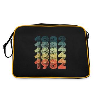 Year 1982 - Retro Bag - black/gold - Back