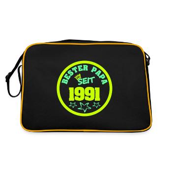Père 1991 - Sac Retro - noir/or - Dos