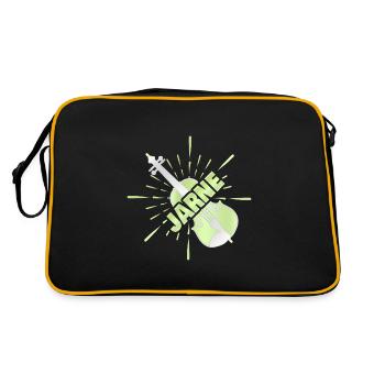 String instrument Jarne - Retro Bag - black/gold - Back