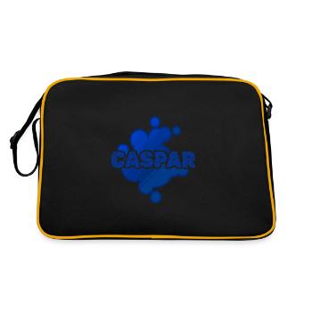 Cadeau pour Caspar - Sac Retro - noir/or - Dos