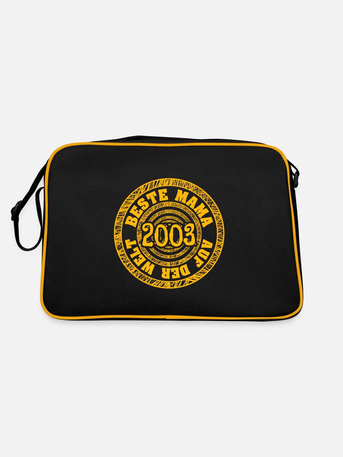 Mum 2003 - Retro Bag - black/gold - Back