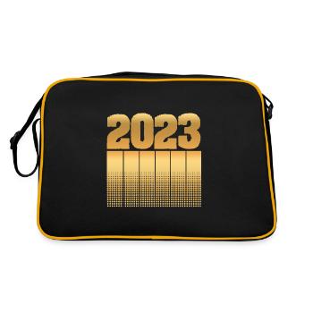 2023 - Sac Retro - noir/or - Dos