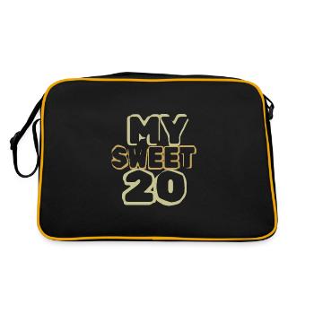 Doux 20 - Sac Retro - noir/or - Dos