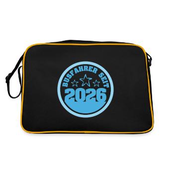 2026 - Retro Bag - black/gold - Back