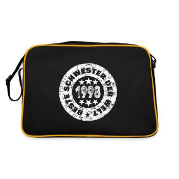 1998 - Retro Tasche - Schwarz/Gold - Hinten