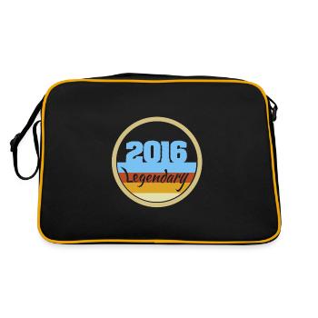 Year 2016 - Retro Bag - black/gold - Back