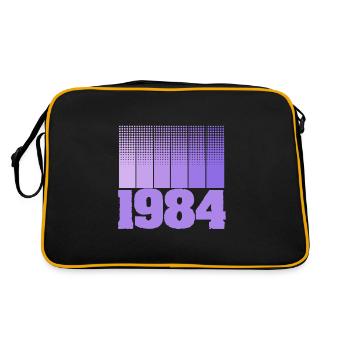 Year 1984 - Retro Bag - black/gold - Back