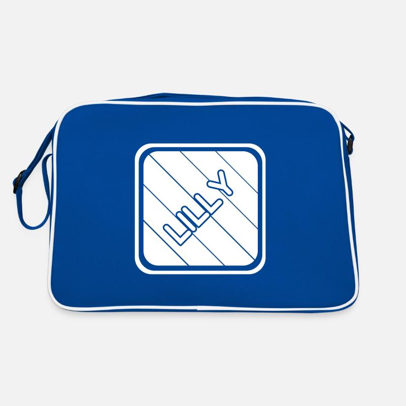 First name Lilly Retro Bag