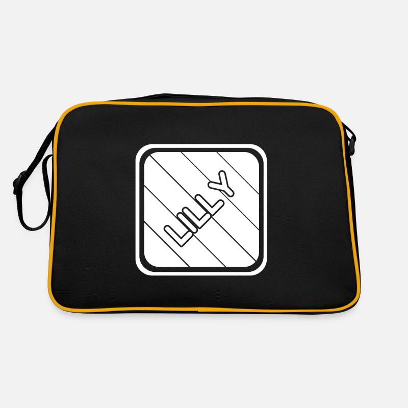 Prénom Lilly Sac Retro