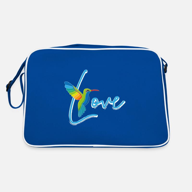 Colibri Amour blanc Sac Retro