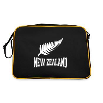 Nouvelle-Zélande - Sac Retro - noir/or - Dos