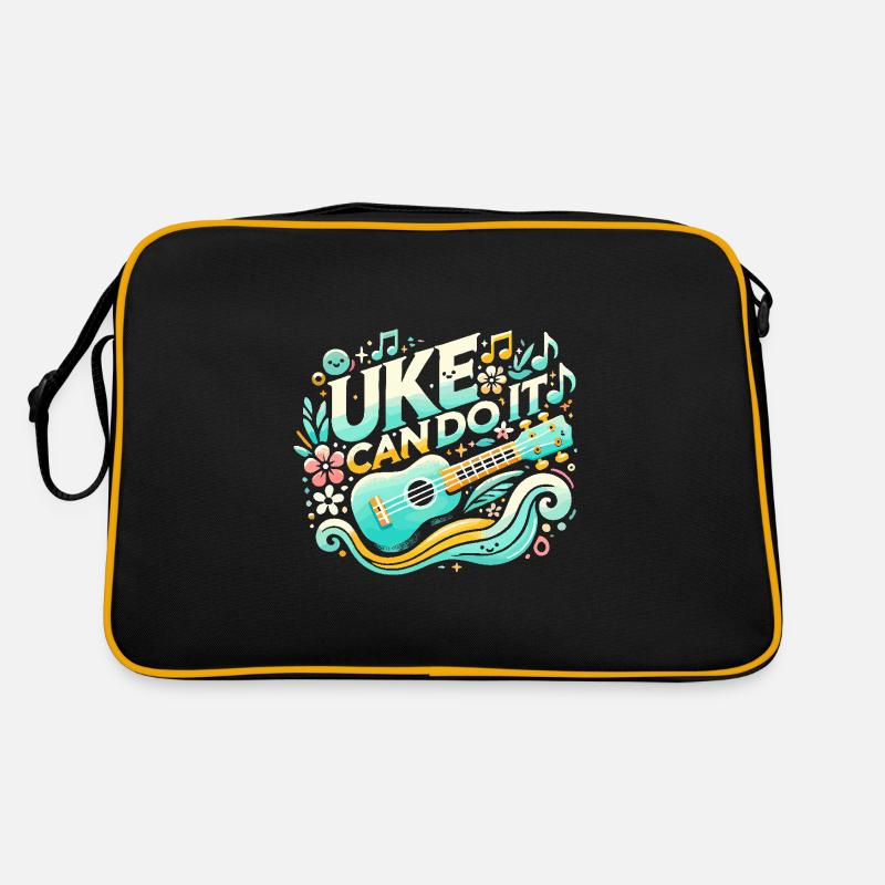 Uke kann es schaffen Retro Tasche