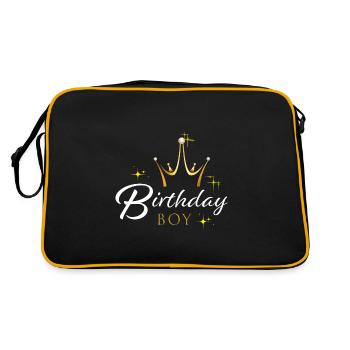 Birthday boy - Retro Bag - black/gold - Back