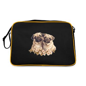 Carlin en couple - Sac Retro - noir/or - Dos