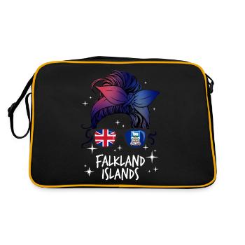 Falkland (Îles) - Sac Retro - noir/or - Dos