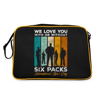 Men's Holiday Masculinity Ascension Day - Retro Bag - black/gold - Back