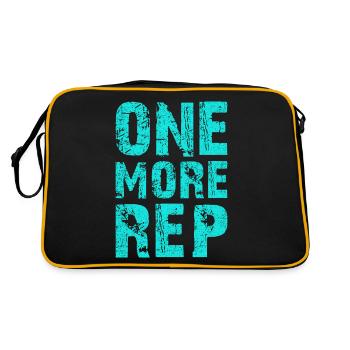 Bodybuilding Gym Workout Training Fitness Shirt - Retro Bag - black/gold - Back