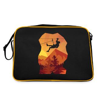 Hanging climber - Retro Bag - black/gold - Back