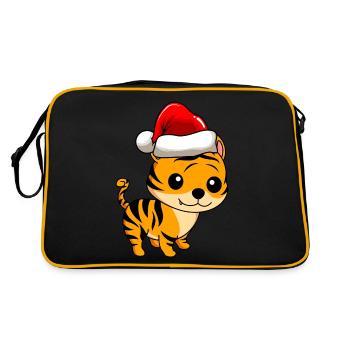 Tiger Comic Christmas - Retro Bag - black/gold - Back