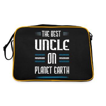 Le meilleur oncle dit - Sac Retro - noir/or - Dos