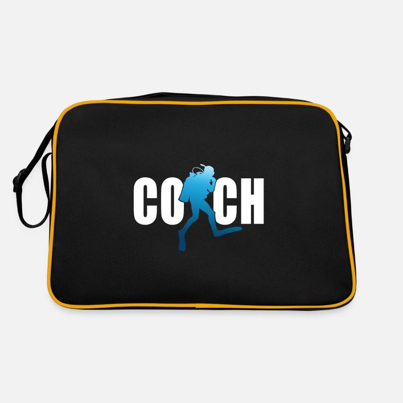 Scuba diving coach diver coach Retro Bag