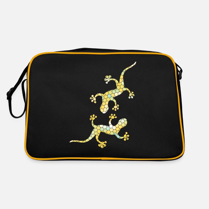 Gecko doré Sac Retro