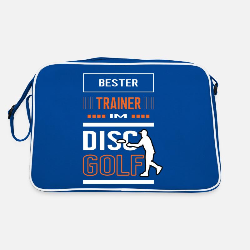 Bester Discgolf Trainer Discgolftrainer Training Retro Tasche