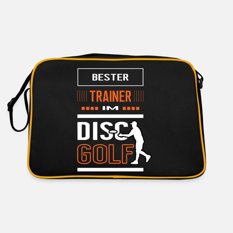 Bester Discgolf Trainer Discgolftrainer Training Retro Tasche