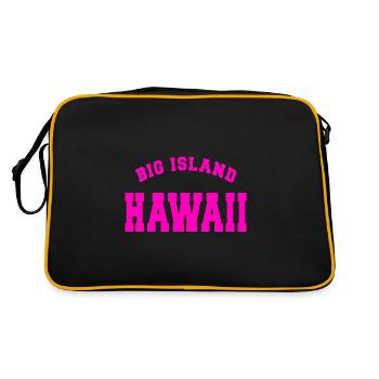 BIG ISLAND HAWAII KONA TRIATHOLN TRIATHLÈTE ROSE - Sac Retro - noir/or - Dos