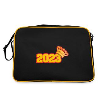 2023 - Sac Retro - noir/or - Dos