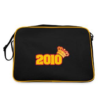 Né en 2010 - Sac Retro - noir/or - Dos