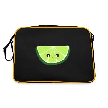 chaux kawaii - Sac Retro - noir/or - Dos