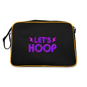 LETS HOOP HULAHOOP HOOPING DANCE FITNESS WOMEN KID - Retro Bag - black/gold - Back