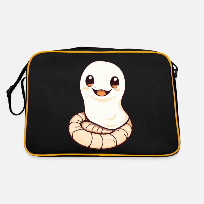 Schlange Kobra Halloween Comic Geist Retro Tasche