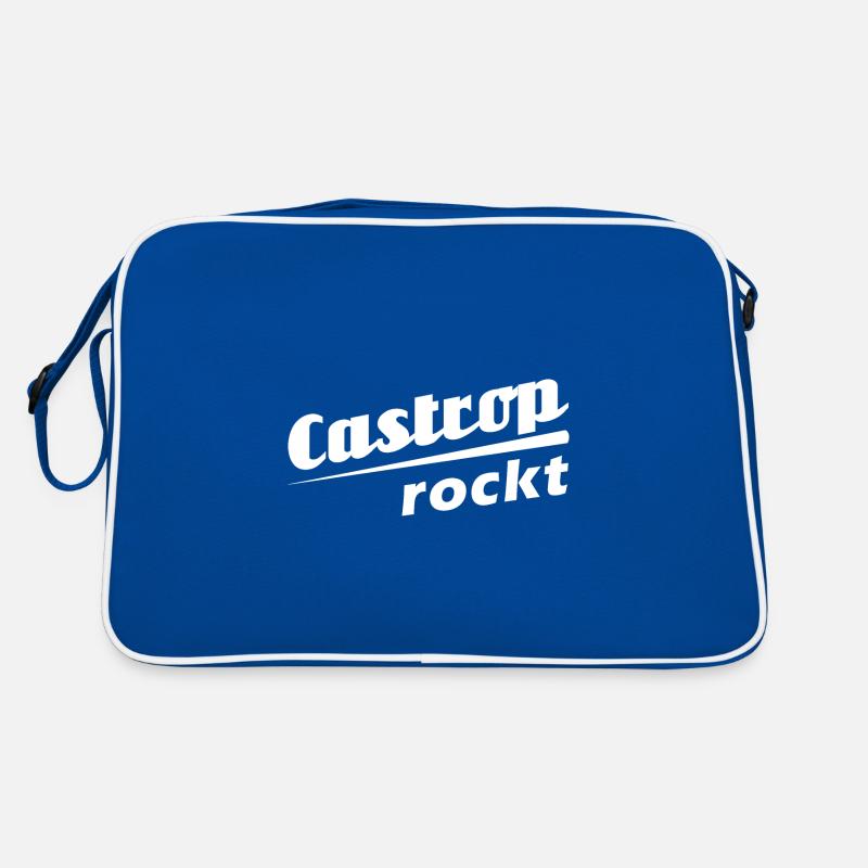 Castrop rockt - Textdesign mit Stadtnamen Retro Tasche