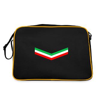 ITALY ITALIAN FLAG FOOTBALL 2021 HOLIDAY - Retro Bag - black/gold - Back