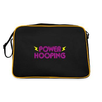 POWER HOOPING HULAHOOP HULERN HULLERS DAMES ENFANTS - Sac Retro - noir/or - Dos