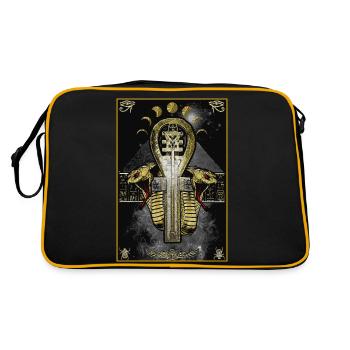 Ancient Night - Retro Bag - black/gold - Back