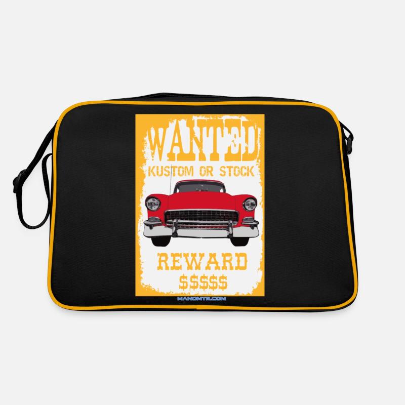 WANTED ODER STOCK KUSTOM - cod: 1955ChevyBelAir Retro Tasche