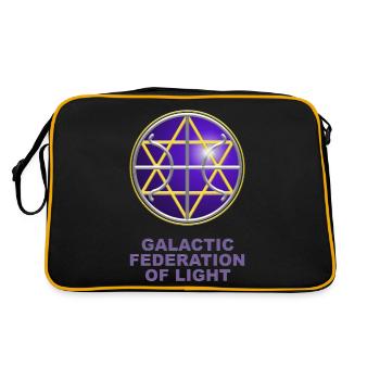 SEAL - FEDERATION OF LIGHT, digital, planet, - Sac Retro - noir/or - Dos