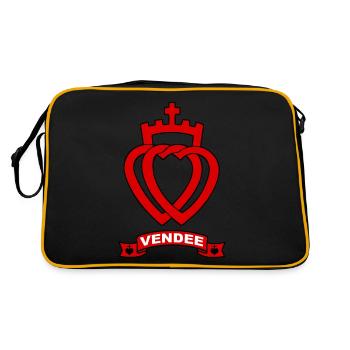 vendee hearts - Retro Bag - black/gold - Back