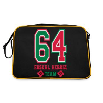 Basque Team - Sac Retro - noir/or - Dos