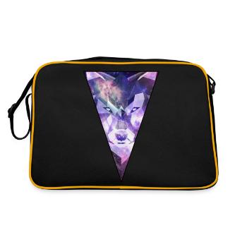 Space Wolf - Sac Retro - noir/or - Dos