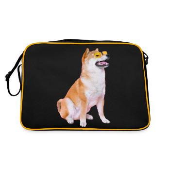 Sunglasses Shiba - Retro Tasche - Schwarz/Gold - Hinten