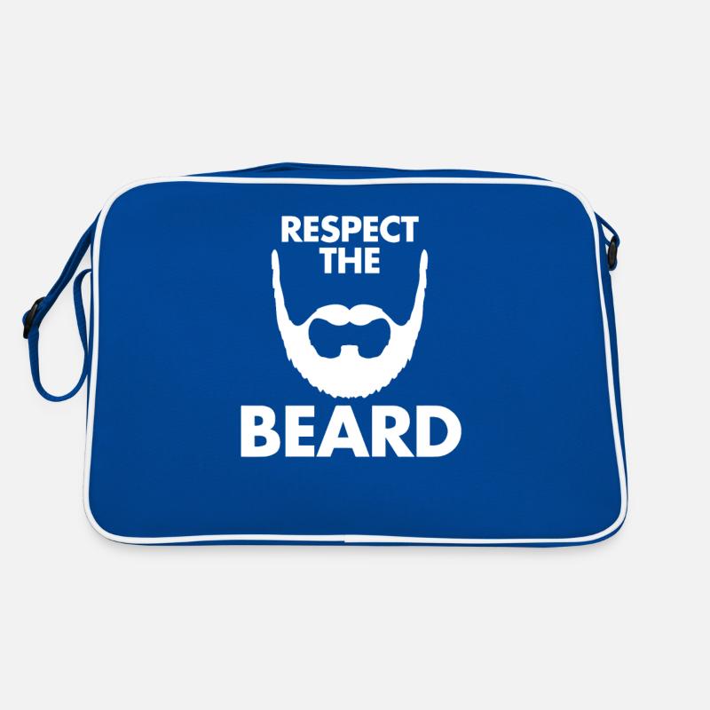 Respect The Beard - Beards Retro Bag