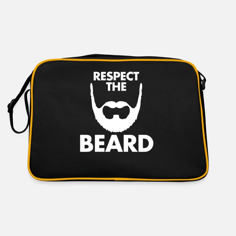Respect The Beard - Beards Retro Bag