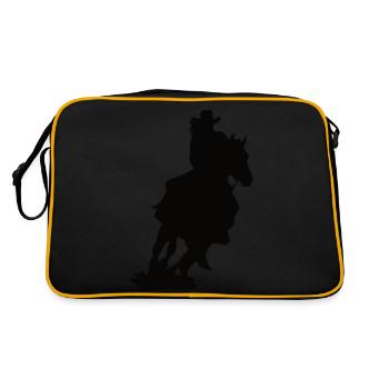 Cheval Western - Sac Retro - noir/or - Dos