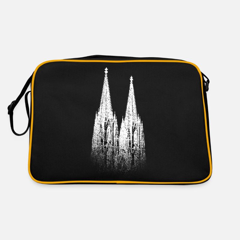Kölner Dom Köln Skyline Retro Tasche