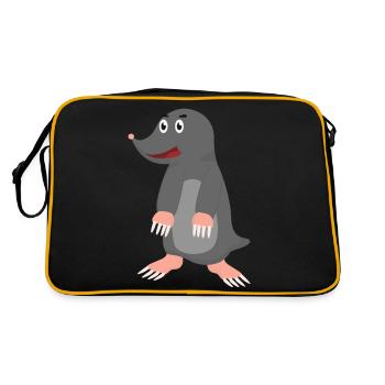 mole - Retro Bag - black/gold - Back
