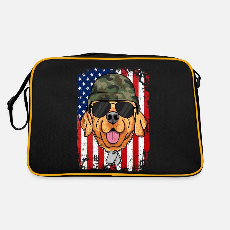 GOLDEN RETRIEVER Sac Retro